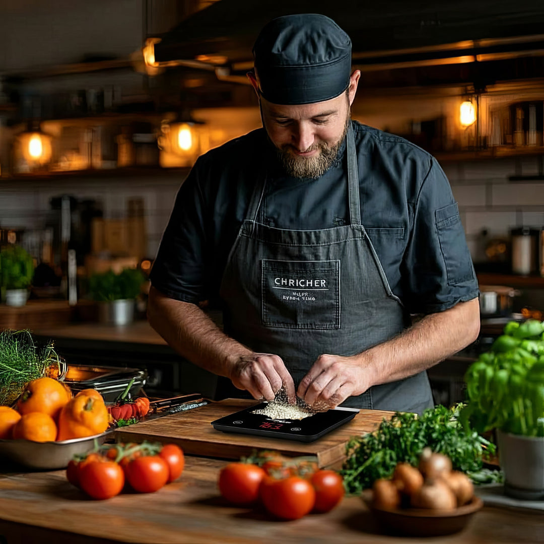 Cantar digital de bucatarie LED, negru, GreenBlue GB171 min 1g max 5000g