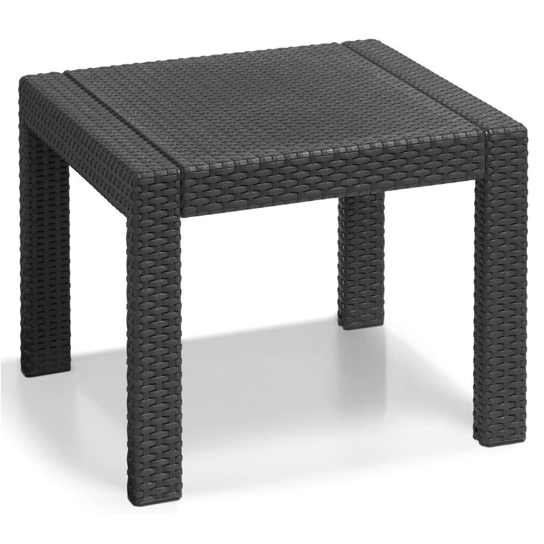 Set mobilier de grădină 3 elemente Rosario grafit imitație rattan-tricot Curver