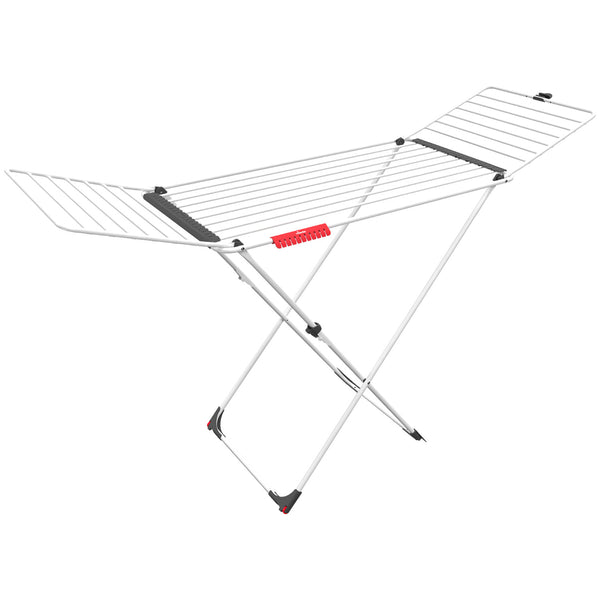Uscător de rufe Vileda Extra, suprafață de uscare 20m, cabluri din aluminiu cu grosimea de 8mm, alb
