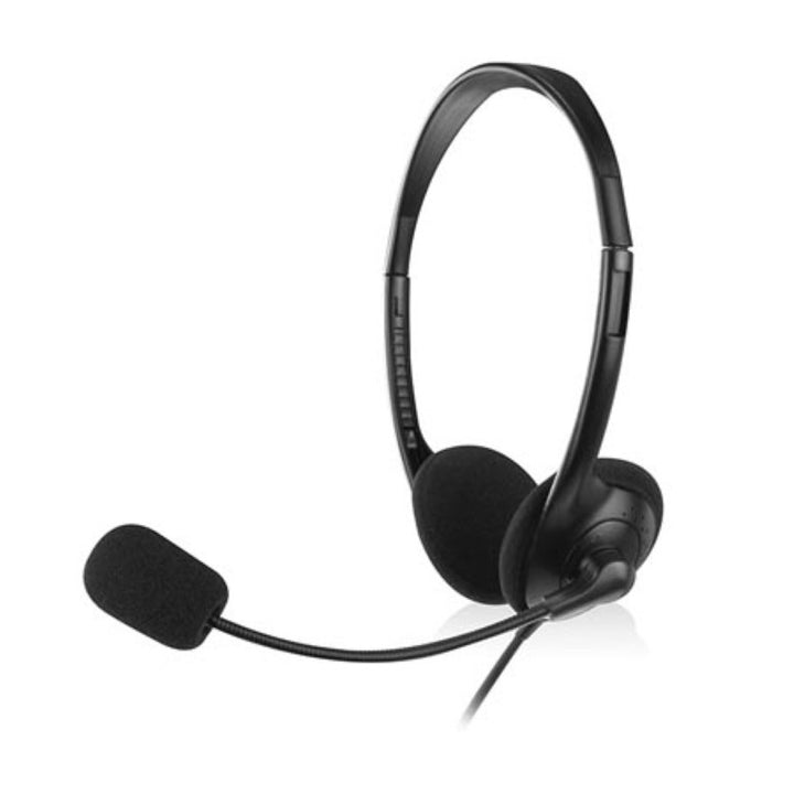 Căști Eminent cu microfon, control volum, mufă de 3,5 mm, EM3563