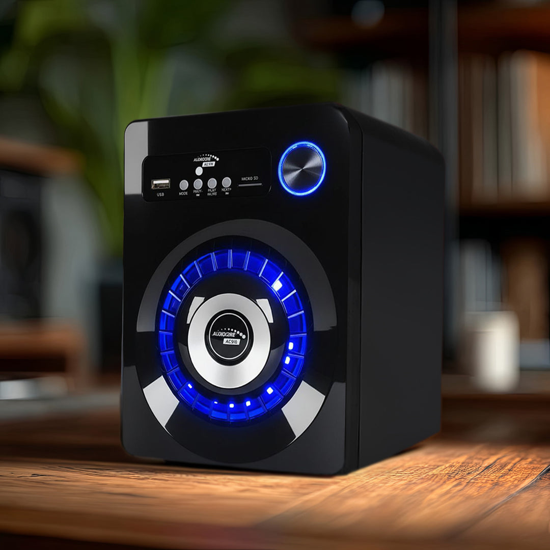 Sistem audio Bluetooth 2.1 Audiocore, radio FM, jack TF, AUX, alimentare USB, AC910