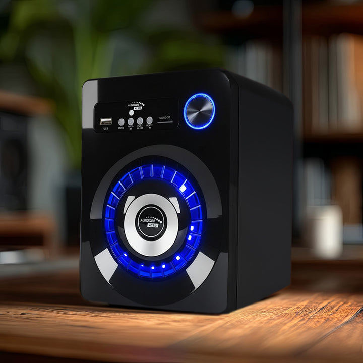 Sistem audio Bluetooth 2.1 Audiocore, radio FM, jack TF, AUX, alimentare USB, AC910