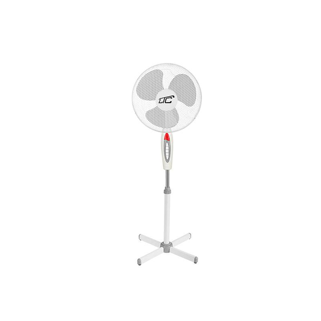 Ventilator de podea cu oscilație 40W LTC WT01 alb