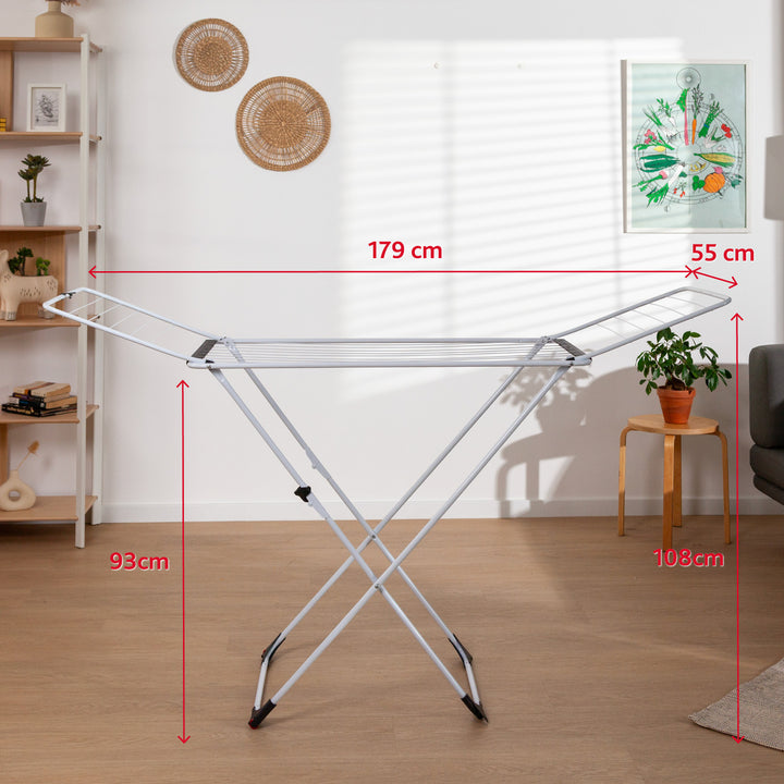 Vileda Universal pliante roată uscător de rufe 18m