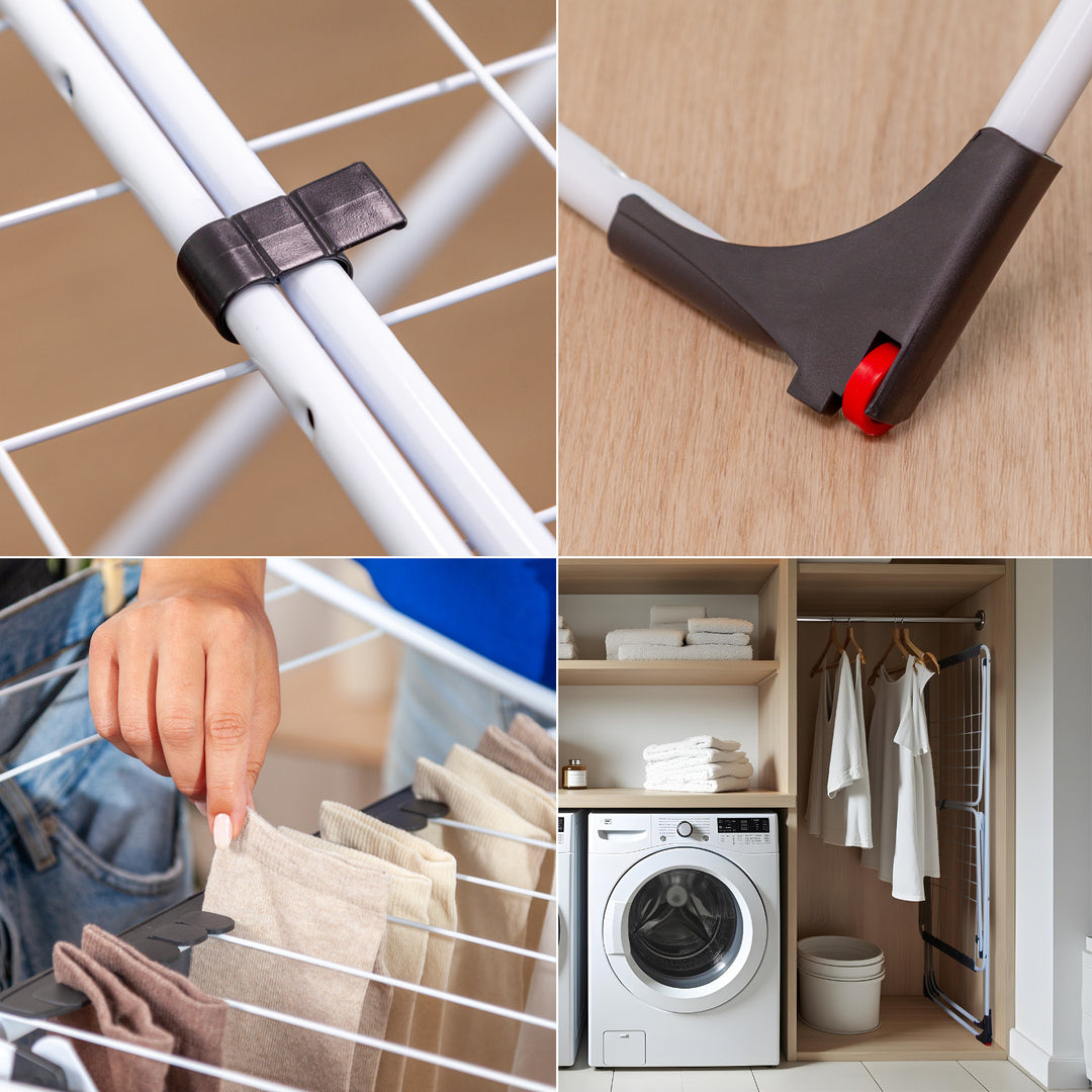 Vileda Universal pliante roată uscător de rufe 18m