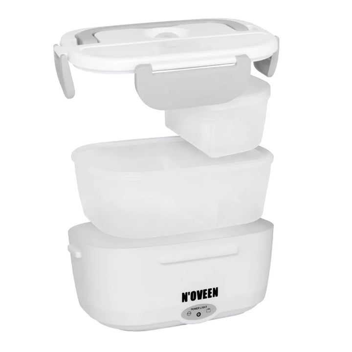 Încălzitor electric pentru mâncare Noveen LB310, de culoare gri, pentru cutia de prânz