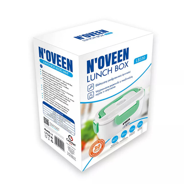Încălzitor electric pentru mâncare și cutie de prânz Noveen LB330, culoare mentă