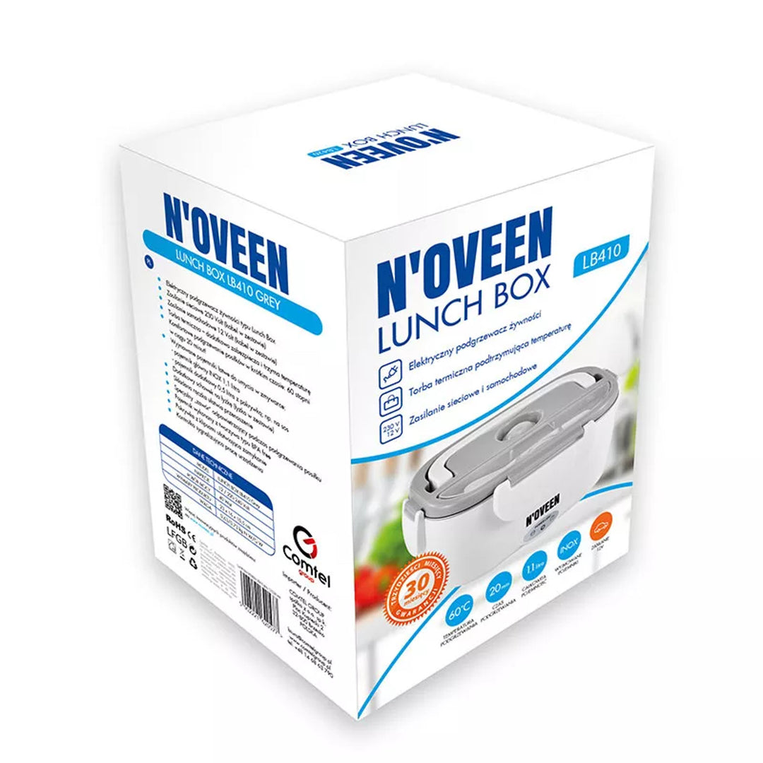 Încălzitor electric pentru mâncare și cutie de prânz Noveen LB410, gri