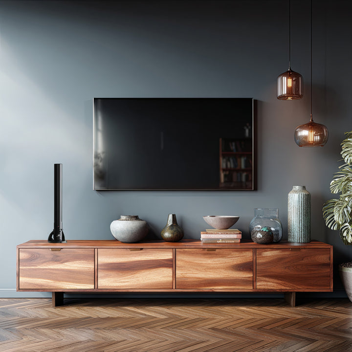 Interior TV Antena HDTV DVB-T2 HEVC LTE DAB FM 100dBμV Amplificator Digital TV