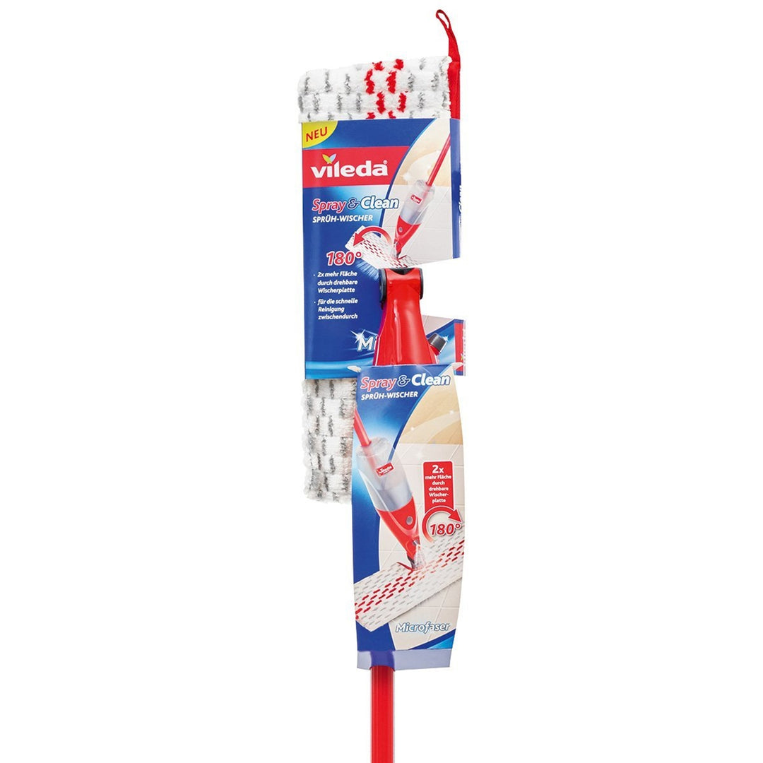 Sistem de spălare din microfibră, cu pulverizator integrat, capacitate XL 750 ml Vileda Spray & Clean