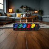 Cablu prelungitor 5 prize cu comutatoare Maclean Energy MCE204M 250VAC / 10A 1,5m, multicolor
