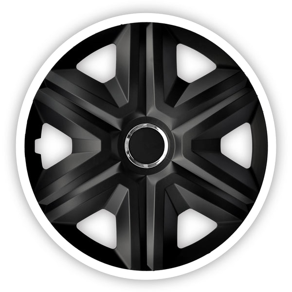 Capace de butuci universale 15" NRM FAST LUX alb 4 bucăți