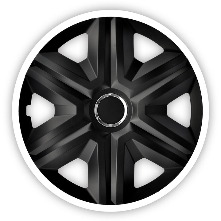 Capace de butuci universale 15" NRM FAST LUX alb 4 bucăți