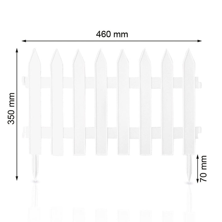 PROSPERPLAST - Garden Fence Garden Classic 3.2m / Culoare alb