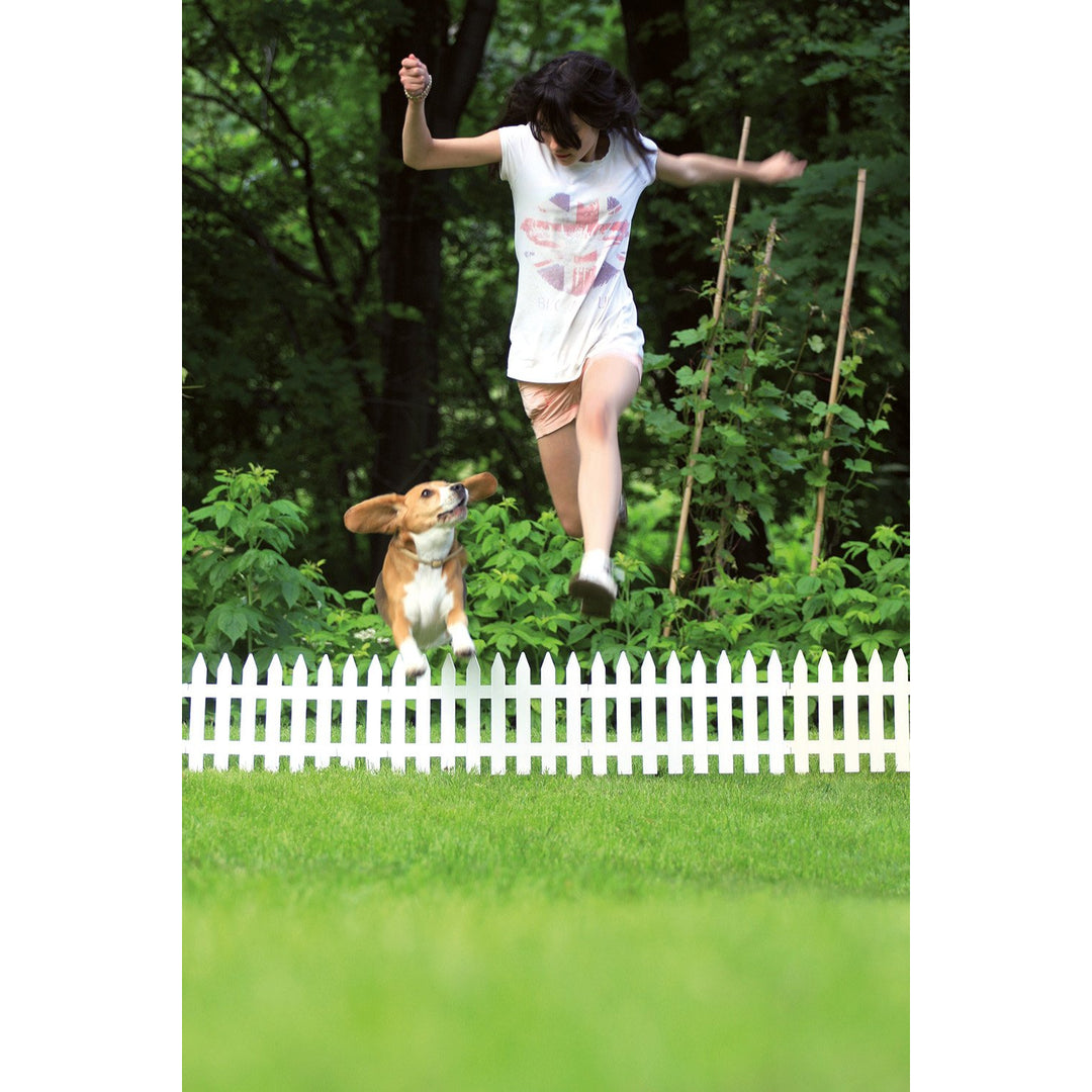 PROSPERPLAST - Garden Fence Garden Classic 3.2m / Culoare alb