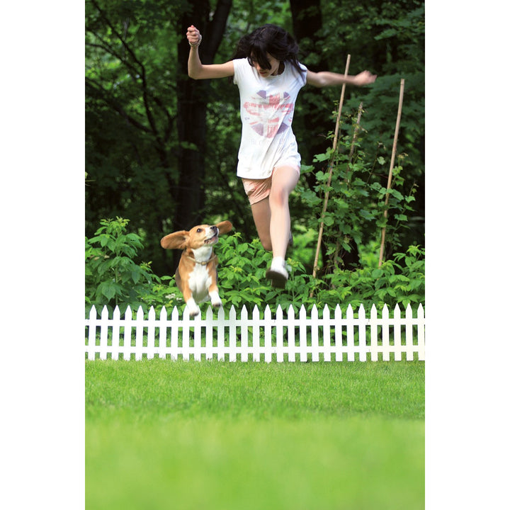 PROSPERPLAST - Garden Fence Garden Classic 3.2m / Culoare alb