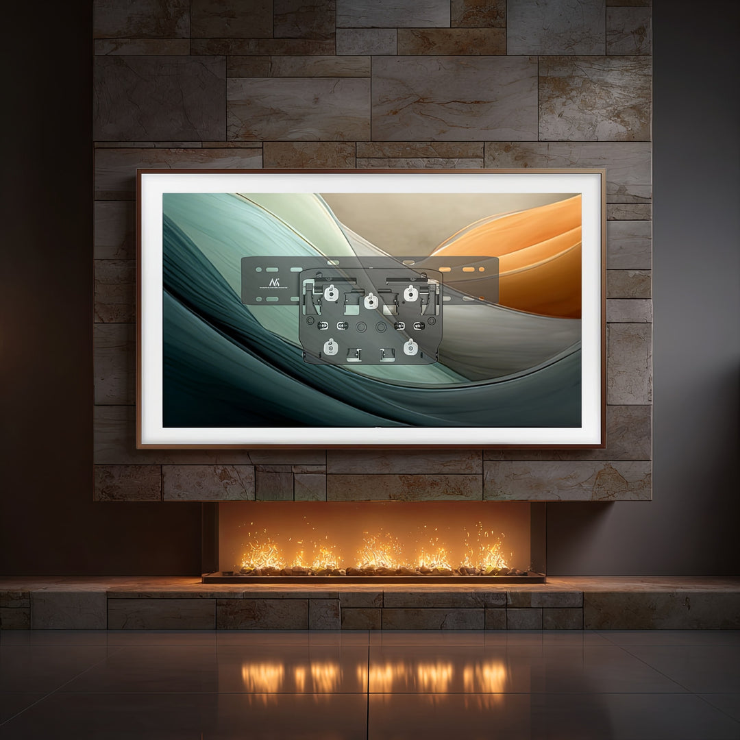 Suport de perete Micro-Gap QLED TV pentru Samsung Q7 / Q8 / Q9 / Q7FN / Q9FN 75 "până la 50 kg Ultra Slim