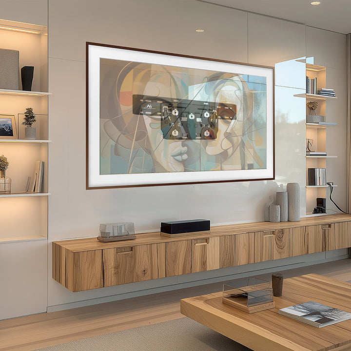 Suport de perete Micro-Gap QLED TV pentru Samsung Q7 / Q8 / Q9 / Q7FN / Q9FN 75 "până la 50 kg Ultra Slim
