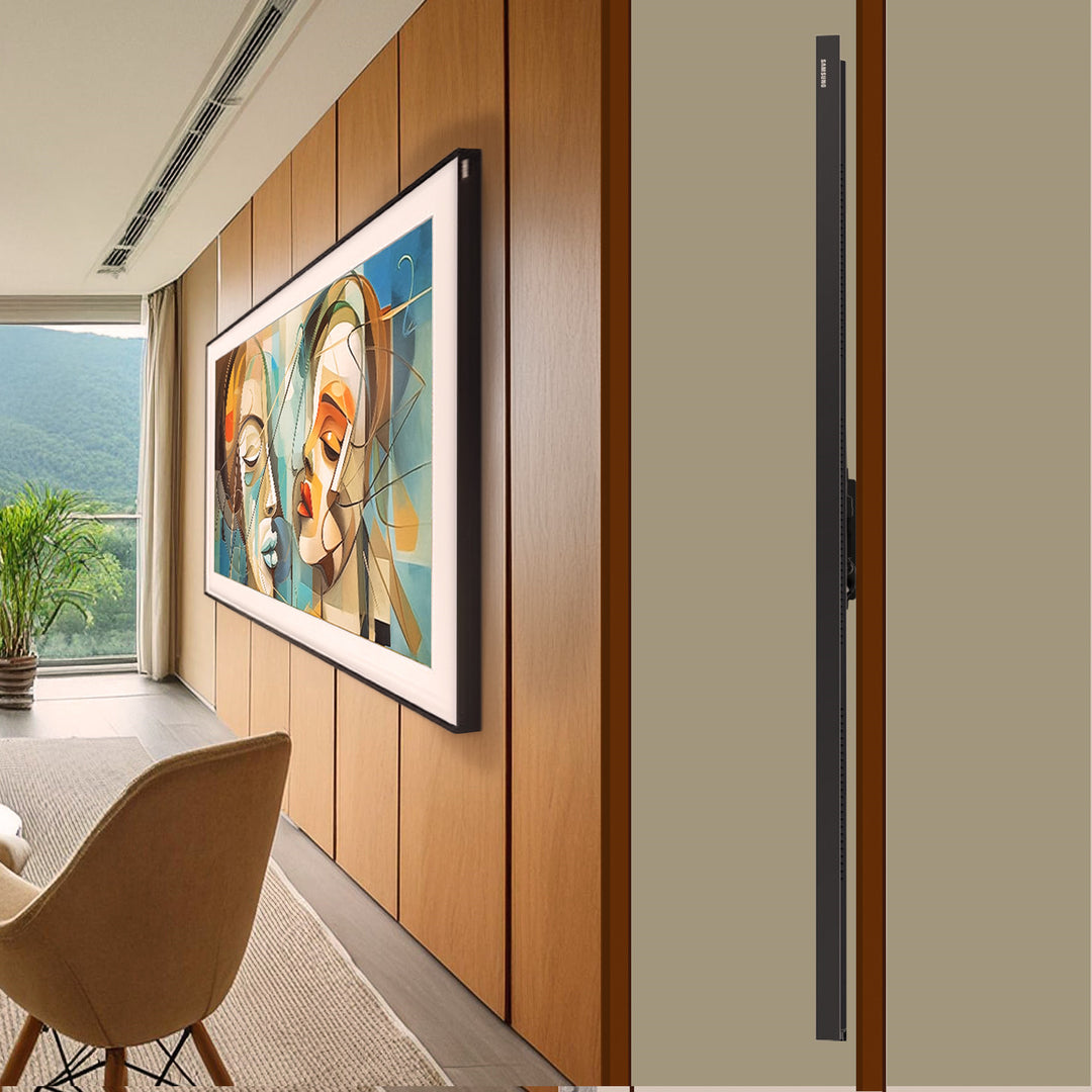 Suport de perete Micro-Gap QLED TV pentru Samsung Q7 / Q8 / Q9 / Q7FN / Q9FN 75 "până la 50 kg Ultra Slim