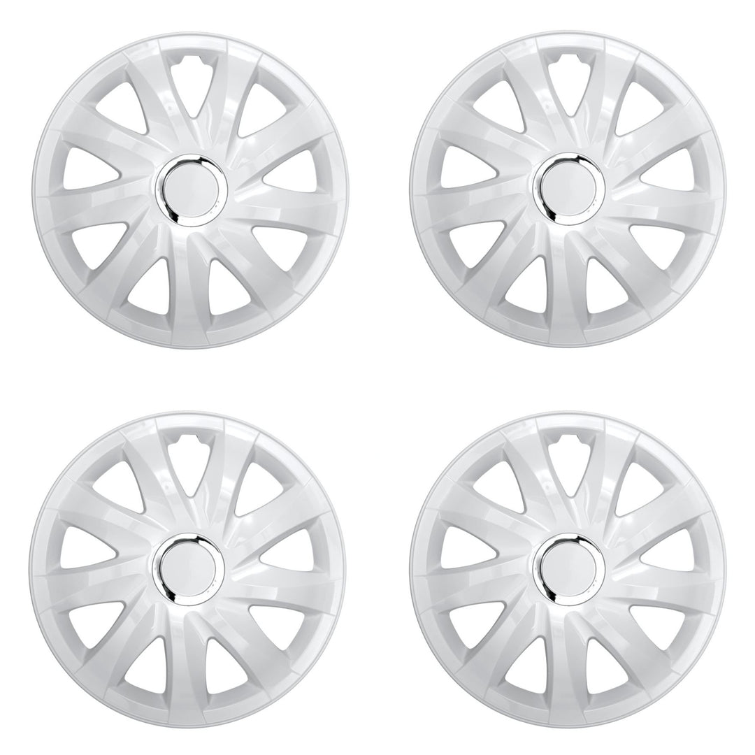 Capace de butuci universale 16" NRM DRIFT DRIFT lac alb presat 4 bucăți