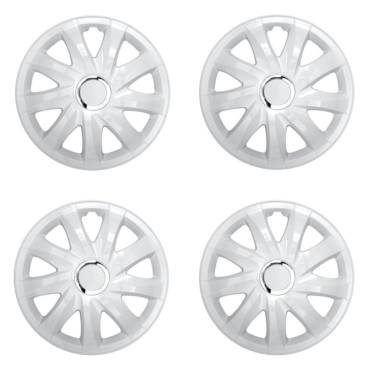 Capace de butuci universale 16" NRM DRIFT DRIFT lac alb presat 4 bucăți