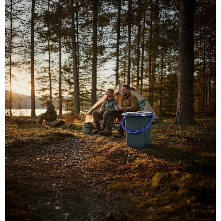 Toaletă turistică GreenBlue GB320BB negru-albastru 19 L