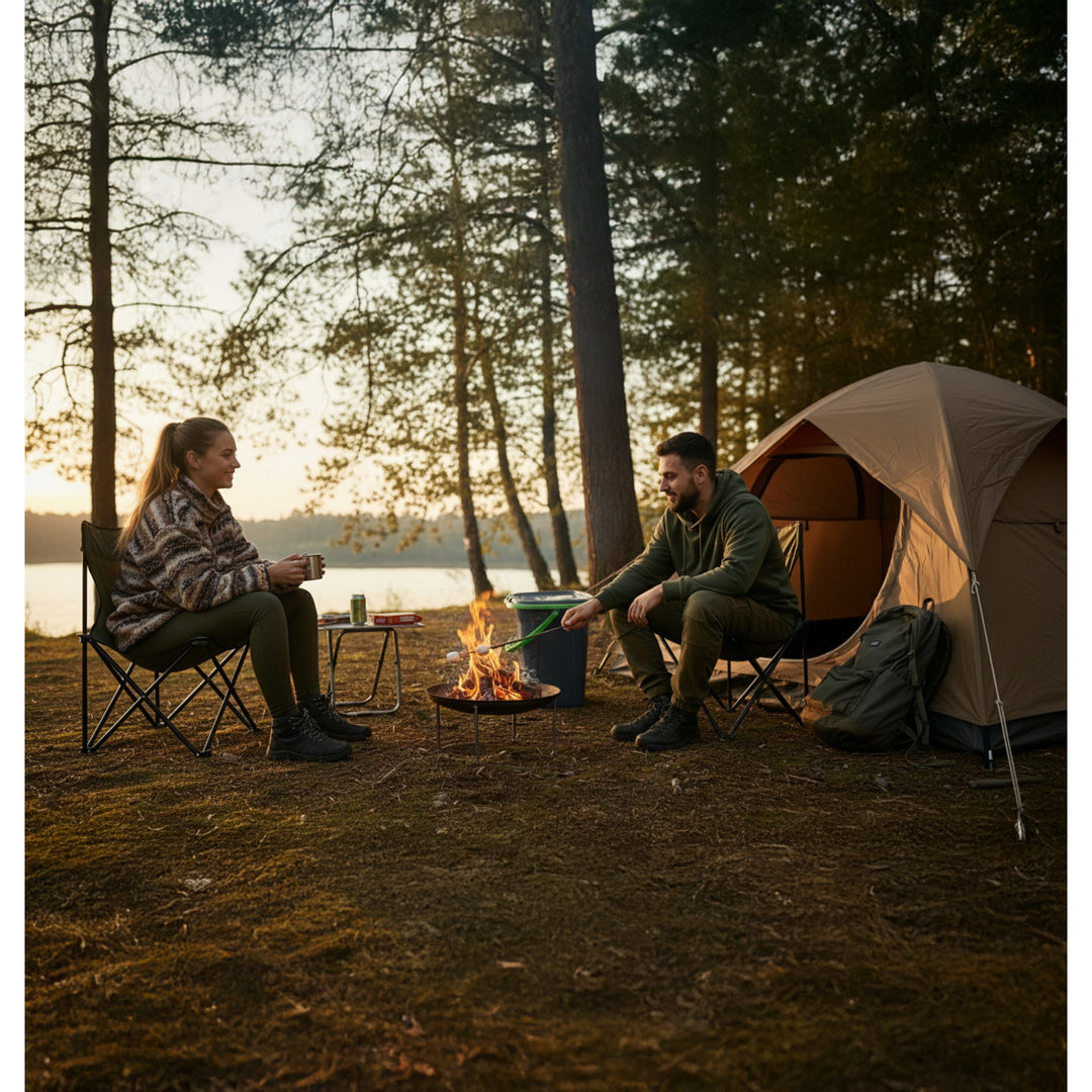 Toaletă turistică portabila GreenBlue negru-verde 19 L