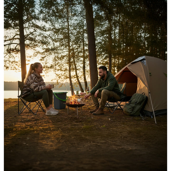 Toaletă turistică portabila GreenBlue negru-verde 19 L