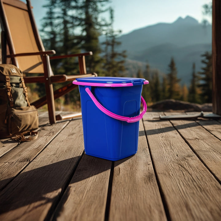 Toaletă turistică portabila GreenBlue bleumarin-roz 19 L