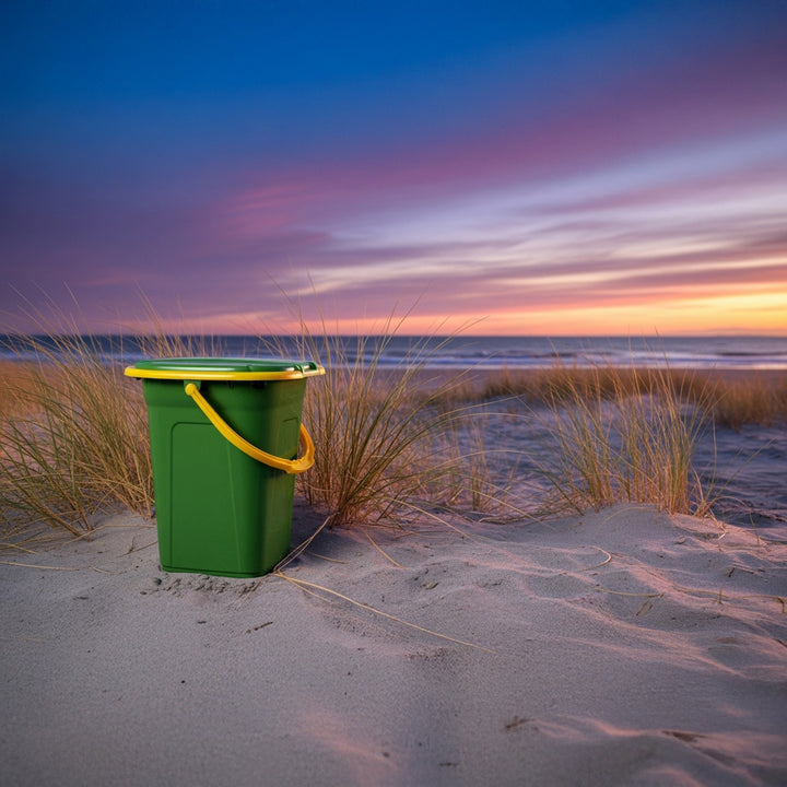 Toaletă turistică GreenBlue verde inchis - portocaliu 19 L