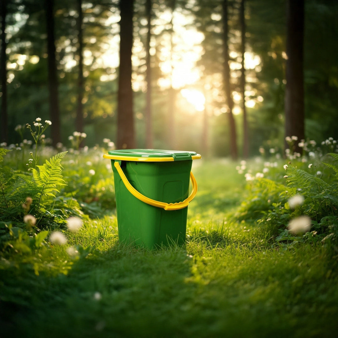 Toaletă turistică GreenBlue verde inchis - portocaliu 19 L