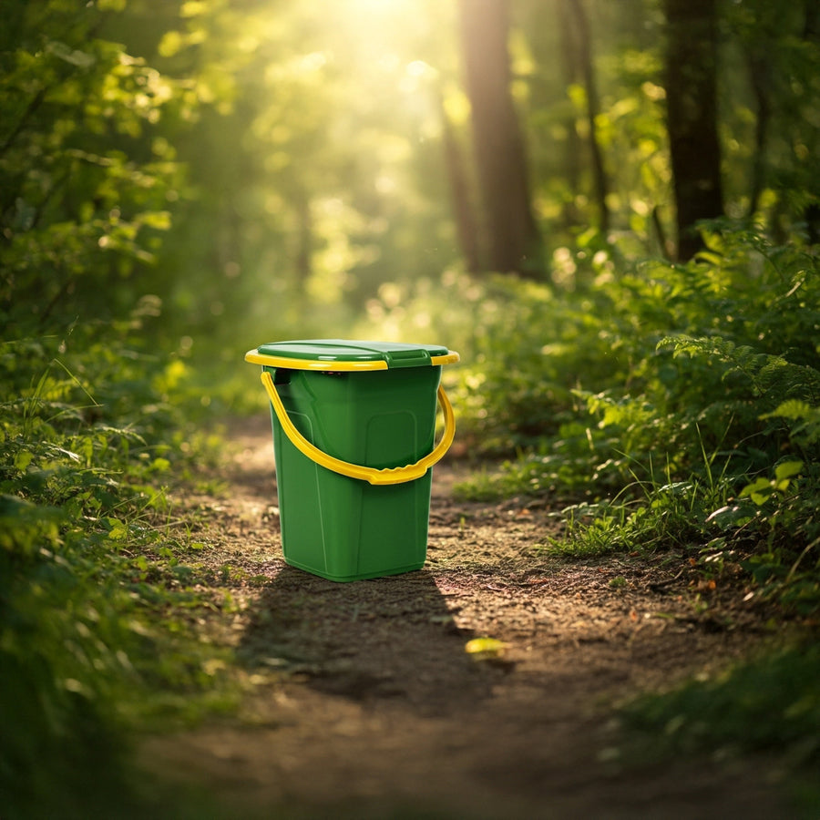 Toaletă turistică GreenBlue verde inchis - portocaliu 19 L