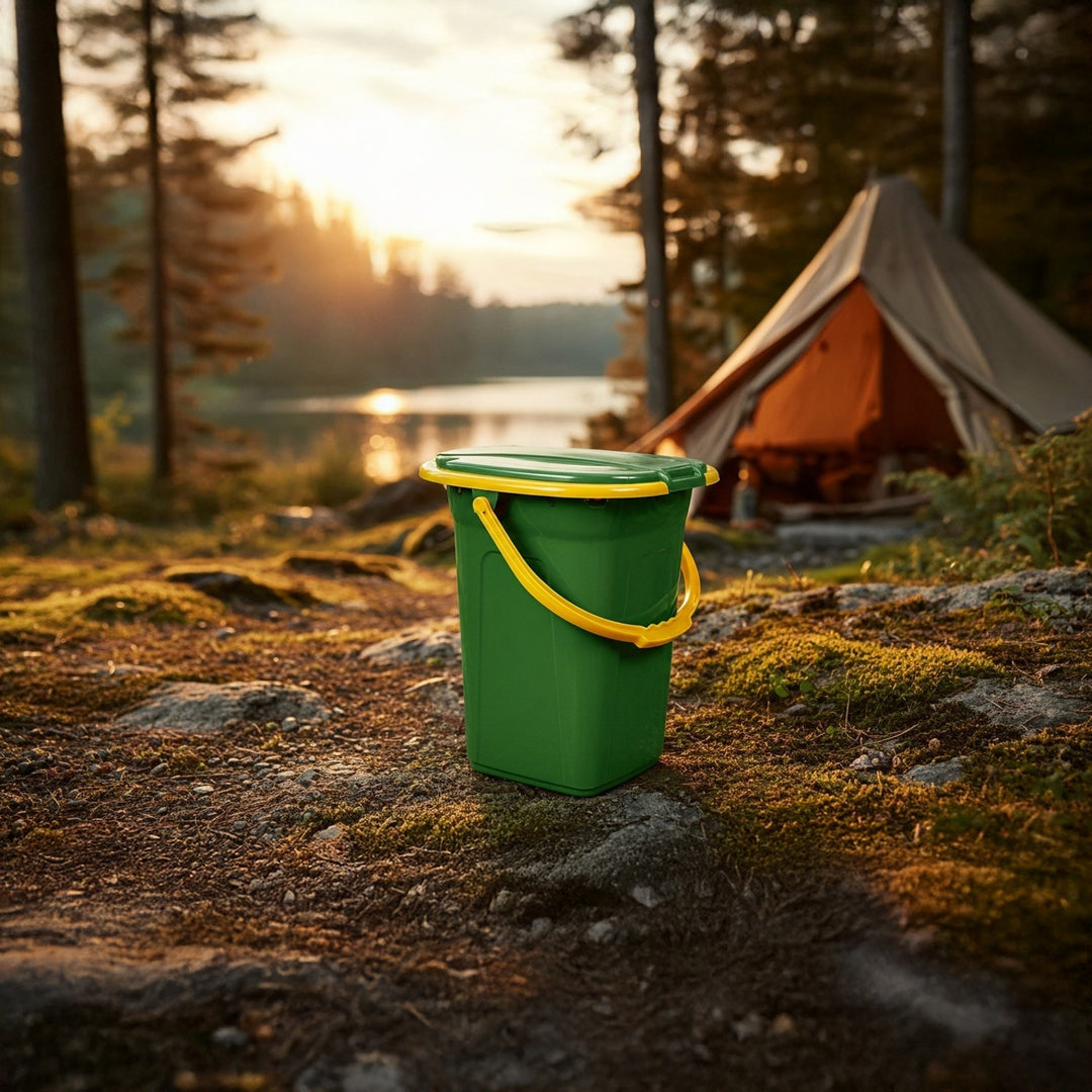 Toaletă turistică GreenBlue verde inchis - portocaliu 19 L