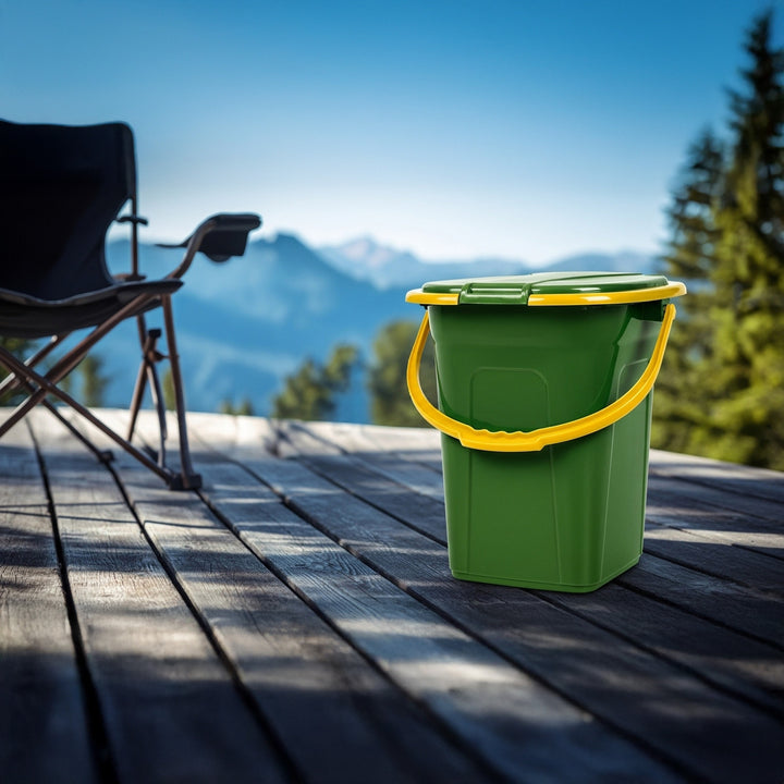 Toaletă turistică GreenBlue verde inchis - portocaliu 19 L