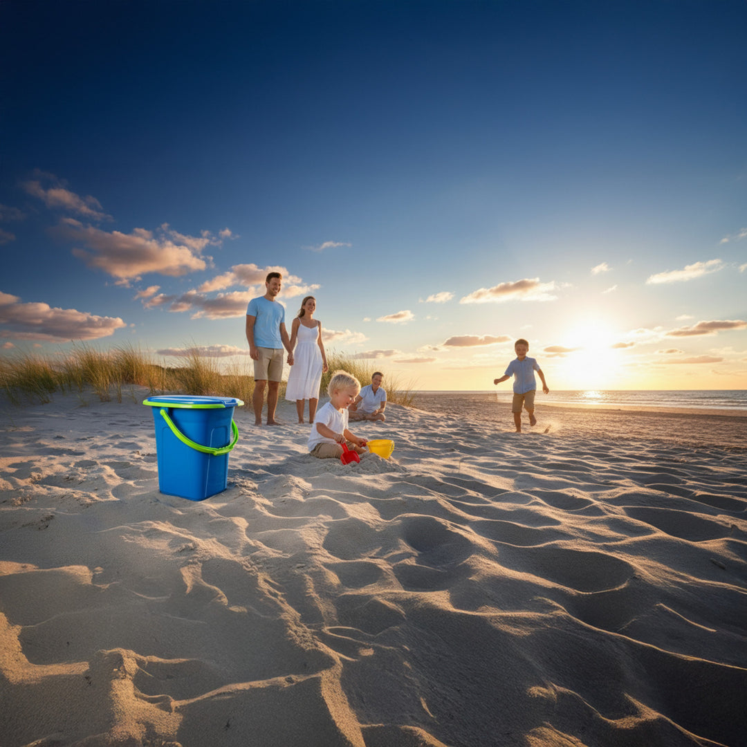 Toaletă turistică portabila GreenBlue albastru-verde, 19 L