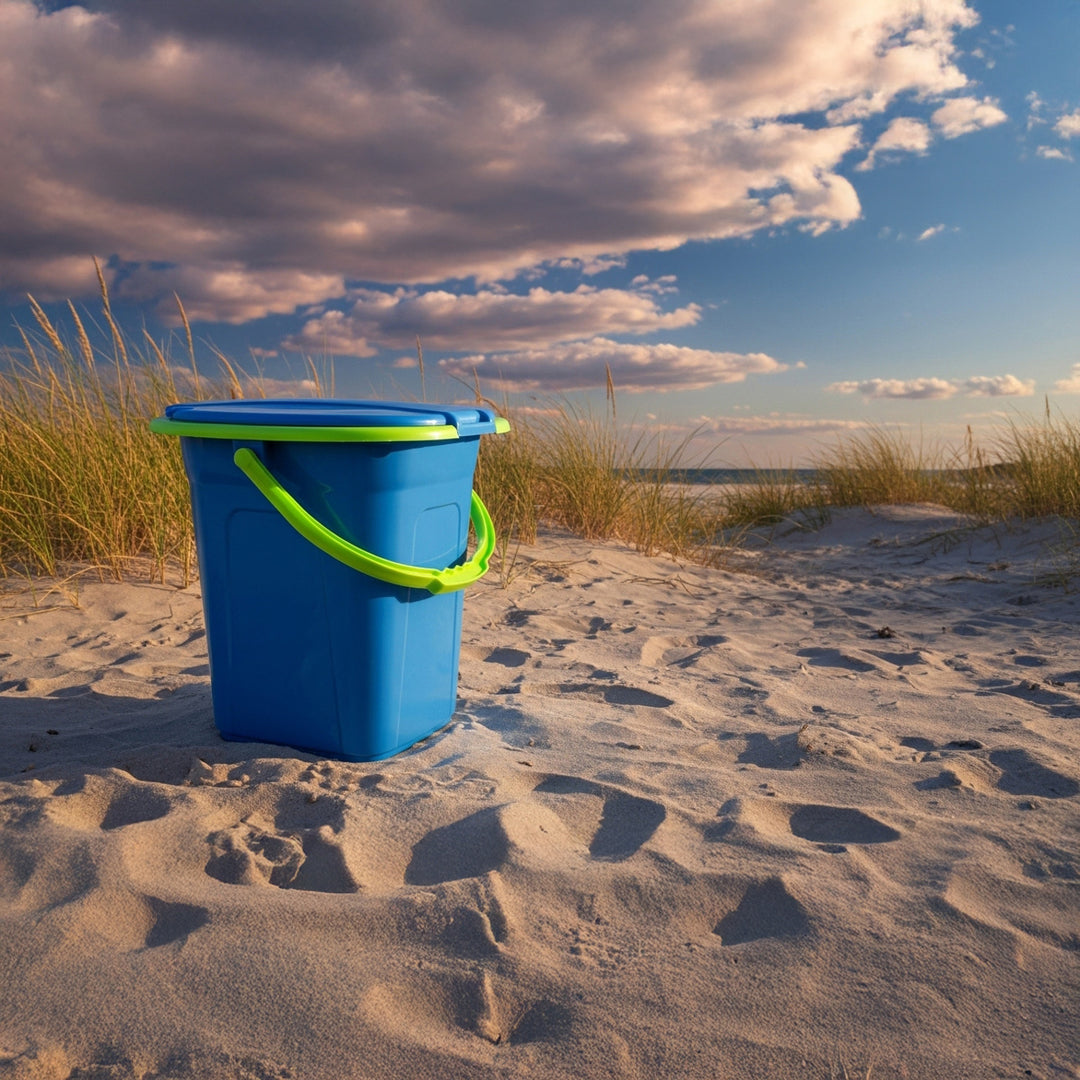 Toaletă turistică portabila GreenBlue albastru-verde, 19 L