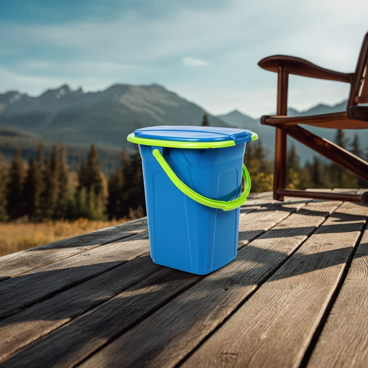 Toaletă turistică portabila GreenBlue albastru-verde, 19 L