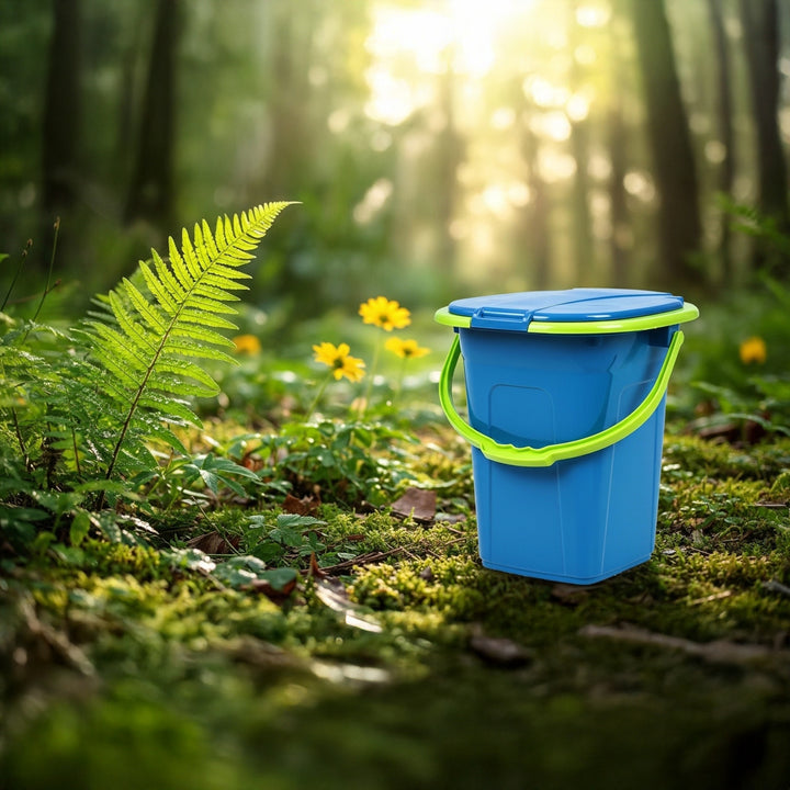 Toaletă turistică portabila GreenBlue albastru-verde, 19 L