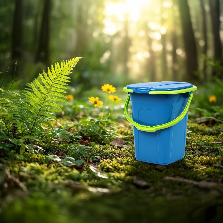 Toaletă turistică portabila GreenBlue albastru-verde, 19 L