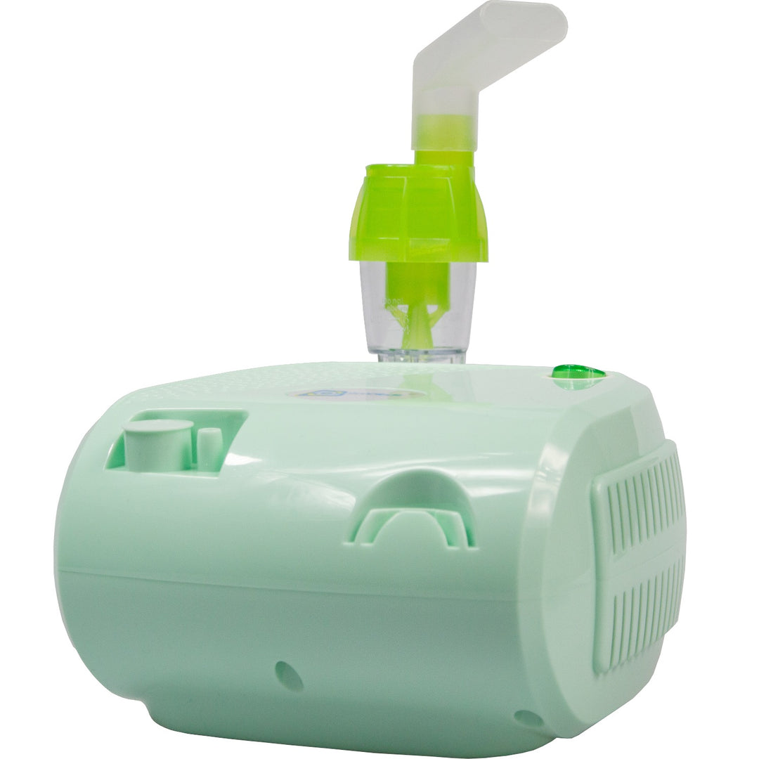 Inhalator Omnibus, funcționare continuă, 2 măști, filtre de rezervă, celadon, BR-CN116B