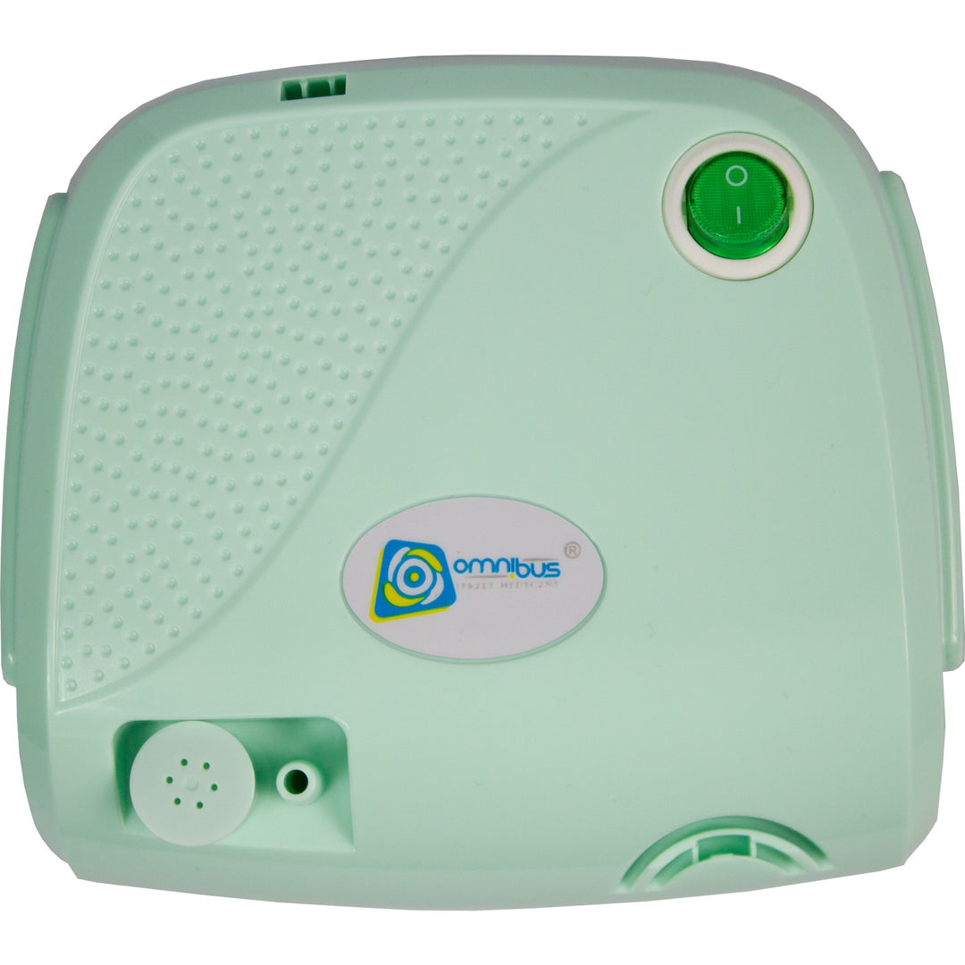 Inhalator Omnibus, funcționare continuă, 2 măști, filtre de rezervă, celadon, BR-CN116B