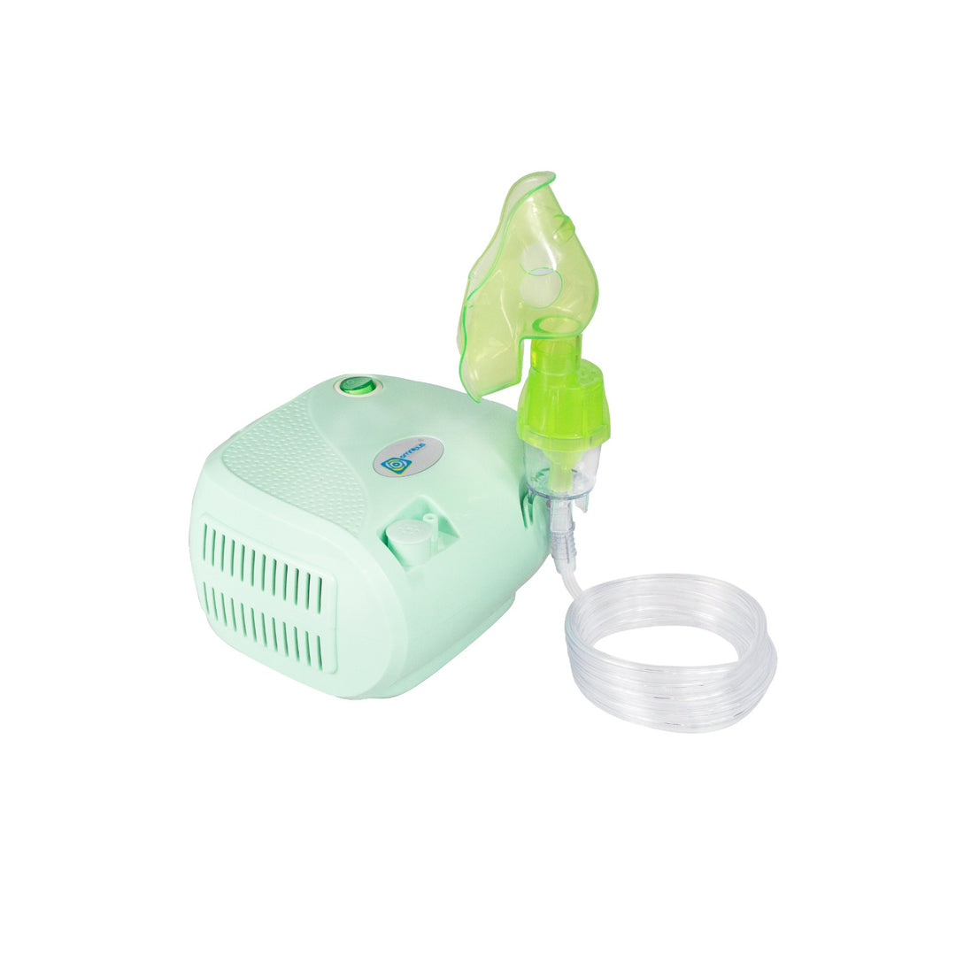 Inhalator Omnibus, funcționare continuă, 2 măști, filtre de rezervă, celadon, BR-CN116B
