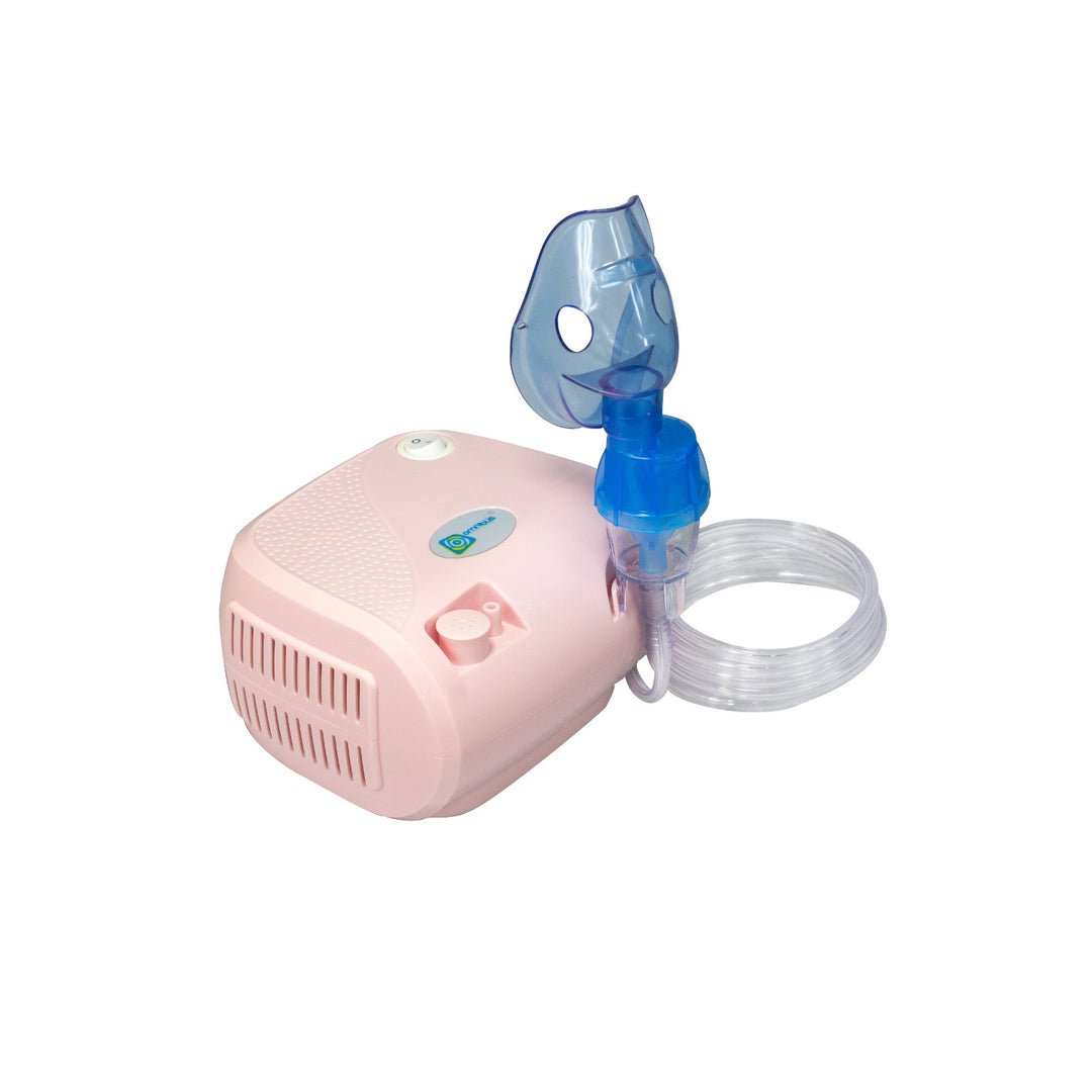 Inhalator Omnibus, funcționare continuă, 2 măști, filtre de rezervă, pulbere roz, BR-CN116B