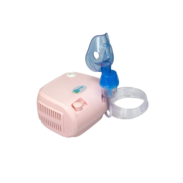 Inhalator Omnibus, funcționare continuă, 2 măști, filtre de rezervă, pulbere roz, BR-CN116B