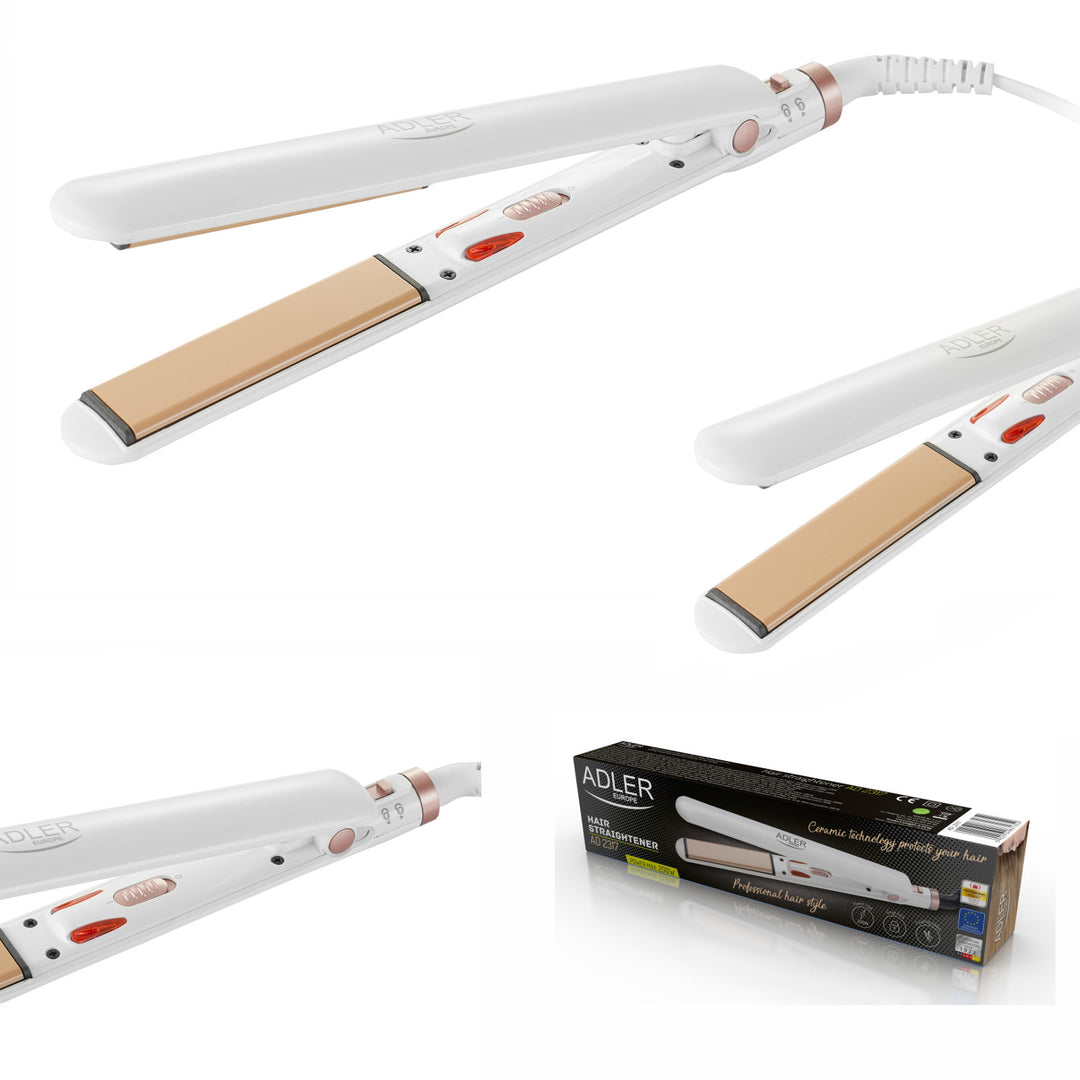 Placa de îndreptat părul cu plăci ceramice Adler AD 2317