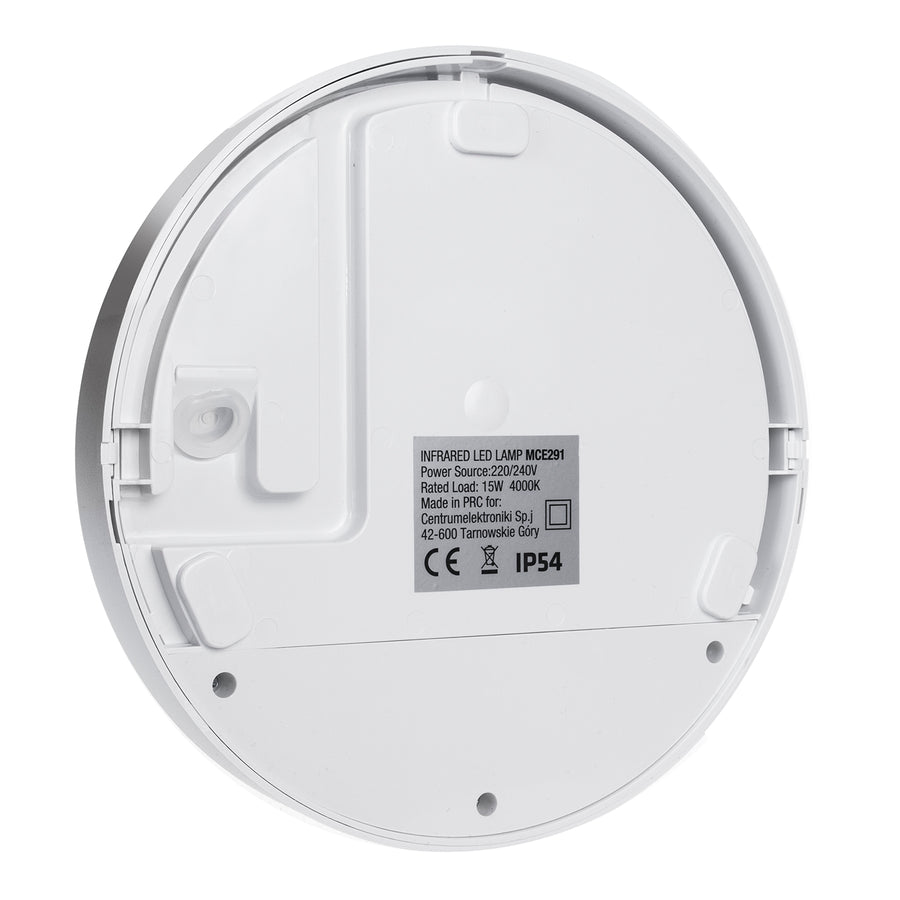 Detector de mișcare cu infraroșu Lampă LED MCE291 W 1100lm 15W IP54 Maclean Energy culoare alb