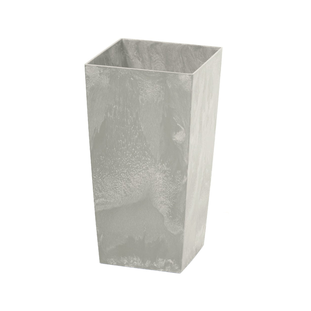 Ghiveci de flori Prosperplast Urbi Square Beton DURS125B-422U - culoarea și modelul imită betonul