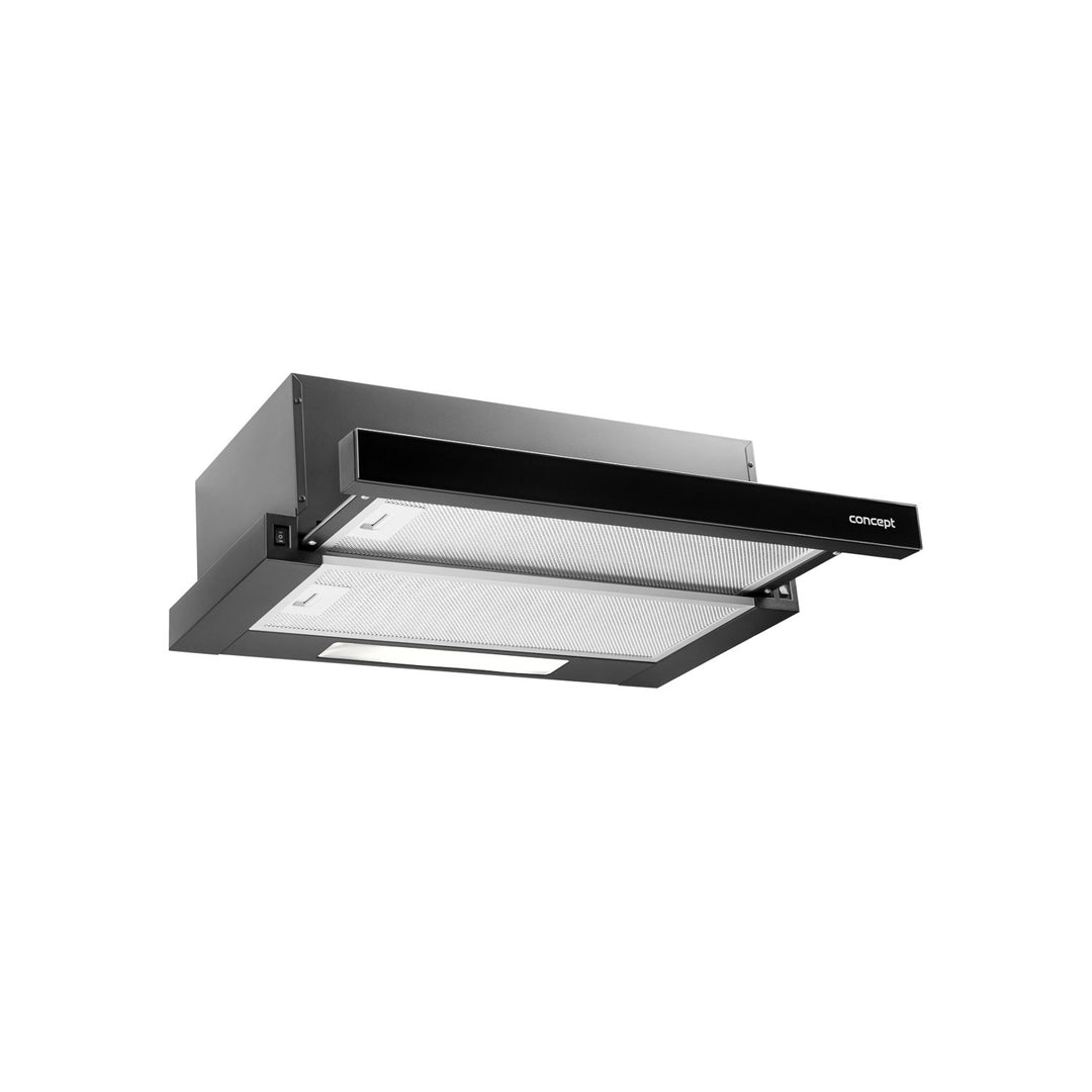 Concept OPV356060BC hota ejectoare încastrată de 60 cm - de culoare neagră