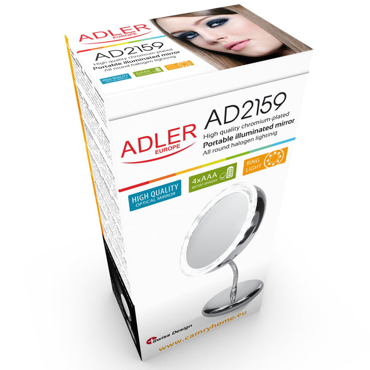 Oglindă cosmetică cu iluminare LED Adler AD 2159