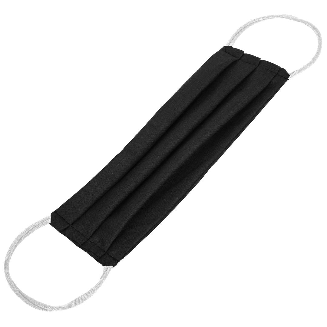 Mască de față dublu strat din bumbac negru